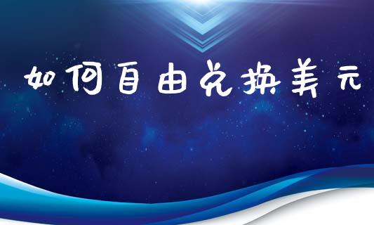 如何自由兑换美元_https://wap.lxcailiao.com_股权投资_第1张