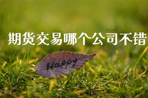 期货交易哪个公司不错_https://wap.lxcailiao.com_股权投资_第1张