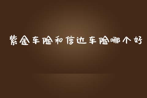 紫金车险和信达车险哪个好_https://wap.lxcailiao.com_股权投资_第1张