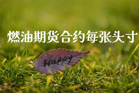 燃油期货合约每张头寸_https://wap.lxcailiao.com_融资担保_第1张