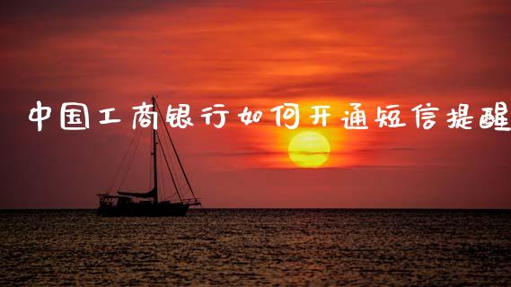 中国工商银行如何开通短信提醒_https://wap.lxcailiao.com_融资担保_第1张