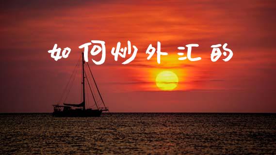 如何炒外汇的_https://wap.lxcailiao.com_金融监管_第1张
