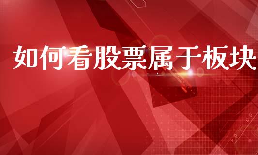 如何看股票属于板块_https://wap.lxcailiao.com_财务管理_第1张