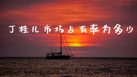 丁桂儿市场占有率为多少_https://wap.lxcailiao.com_财务管理_第1张