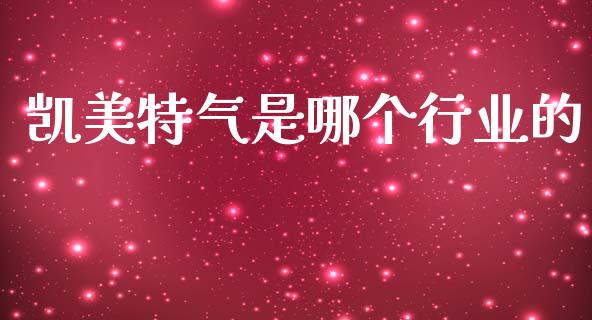 凯美特气是哪个行业的_https://wap.lxcailiao.com_金融监管_第1张