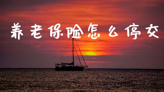 养老保险怎么停交_https://wap.lxcailiao.com_金融监管_第1张