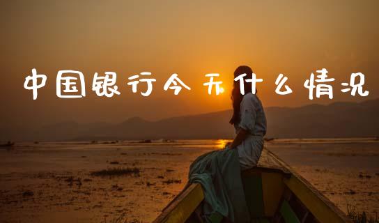 中国银行今天什么情况_https://wap.lxcailiao.com_融资担保_第1张