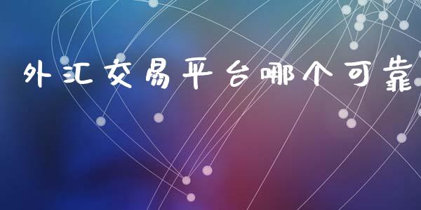 外汇交易平台哪个可靠_https://wap.lxcailiao.com_金融监管_第1张
