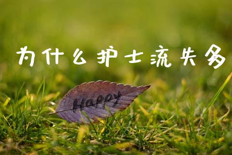 为什么护士流失多_https://wap.lxcailiao.com_融资担保_第1张