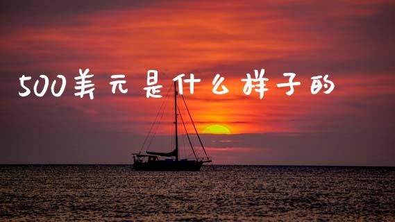 500美元是什么样子的_https://wap.lxcailiao.com_金融监管_第1张