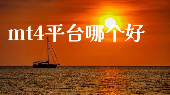 mt4平台哪个好_https://wap.lxcailiao.com_金融监管_第1张