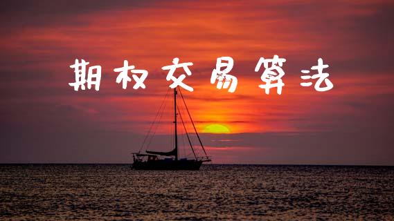 期权交易算法_https://wap.lxcailiao.com_融资担保_第1张