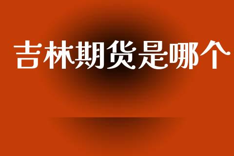 吉林期货是哪个_https://wap.lxcailiao.com_融资担保_第1张
