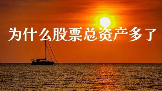为什么股票总资产多了_https://wap.lxcailiao.com_金融监管_第1张
