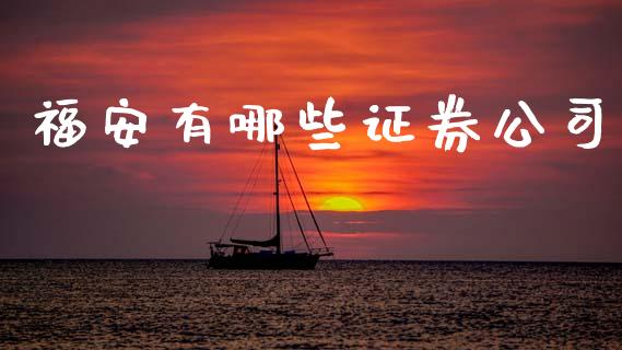 福安有哪些证券公司_https://wap.lxcailiao.com_财务管理_第1张