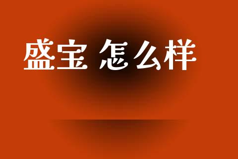 盛宝 怎么样_https://wap.lxcailiao.com_金融监管_第1张