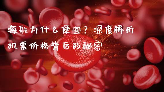 海航为什么便宜？深度解析机票价格背后的秘密_https://wap.lxcailiao.com_股权投资_第1张