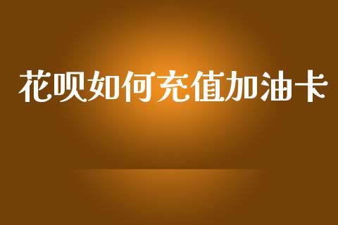 花呗如何充值加油卡_https://wap.lxcailiao.com_财务管理_第1张