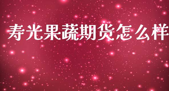 寿光果蔬期货怎么样_https://wap.lxcailiao.com_融资担保_第1张