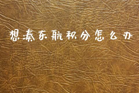 想凑东航积分怎么办_https://wap.lxcailiao.com_融资担保_第1张