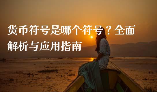 货币符号是哪个符号？全面解析与应用指南_https://wap.lxcailiao.com_融资担保_第1张